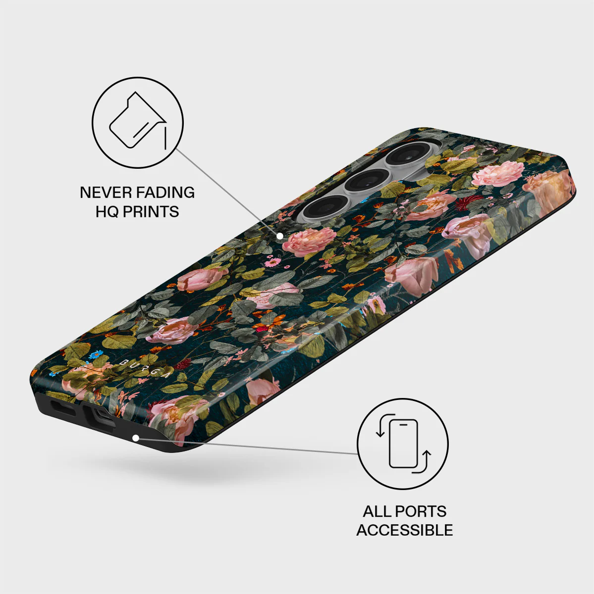 Bloomy Garden - Vintage Samsung Galaxy S26 Plus Case - Image 3